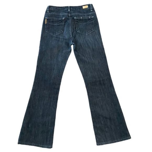 PAIGE Rising Glen Bootcut Jean Size 28 Dark Wash - Picture 3 of 9